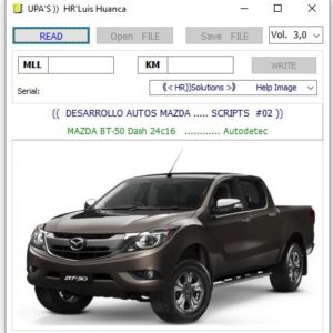 SCRIPTS MAZDA BT50 DASH 24C16