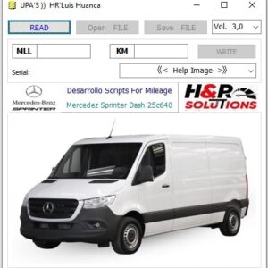 MERCEDES BENZ SPRINTER DASH 95640 V1=V2