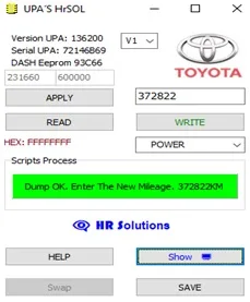 TOYOTA 93C66 DENSO
