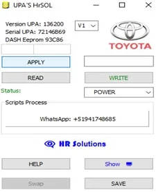 TOYOTA 93C86 DENSO